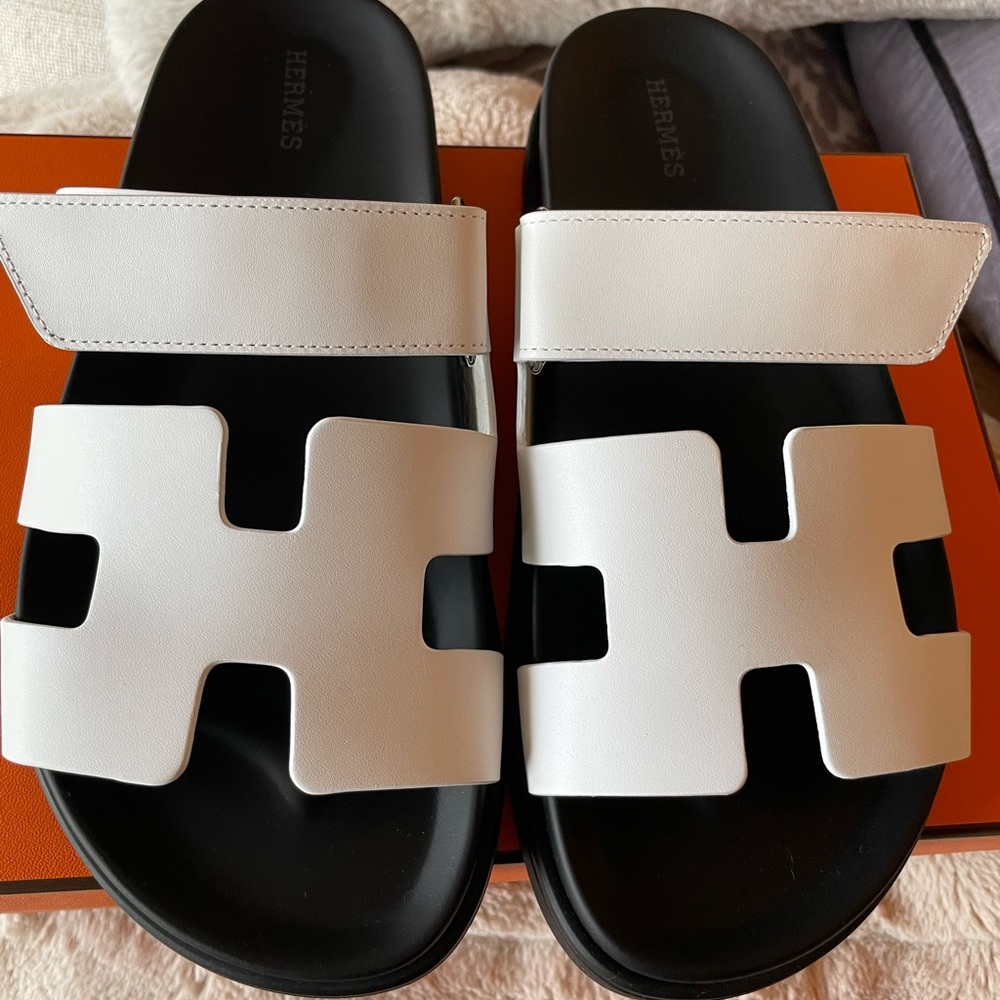 New authentic Hermes Chypre Sandals
